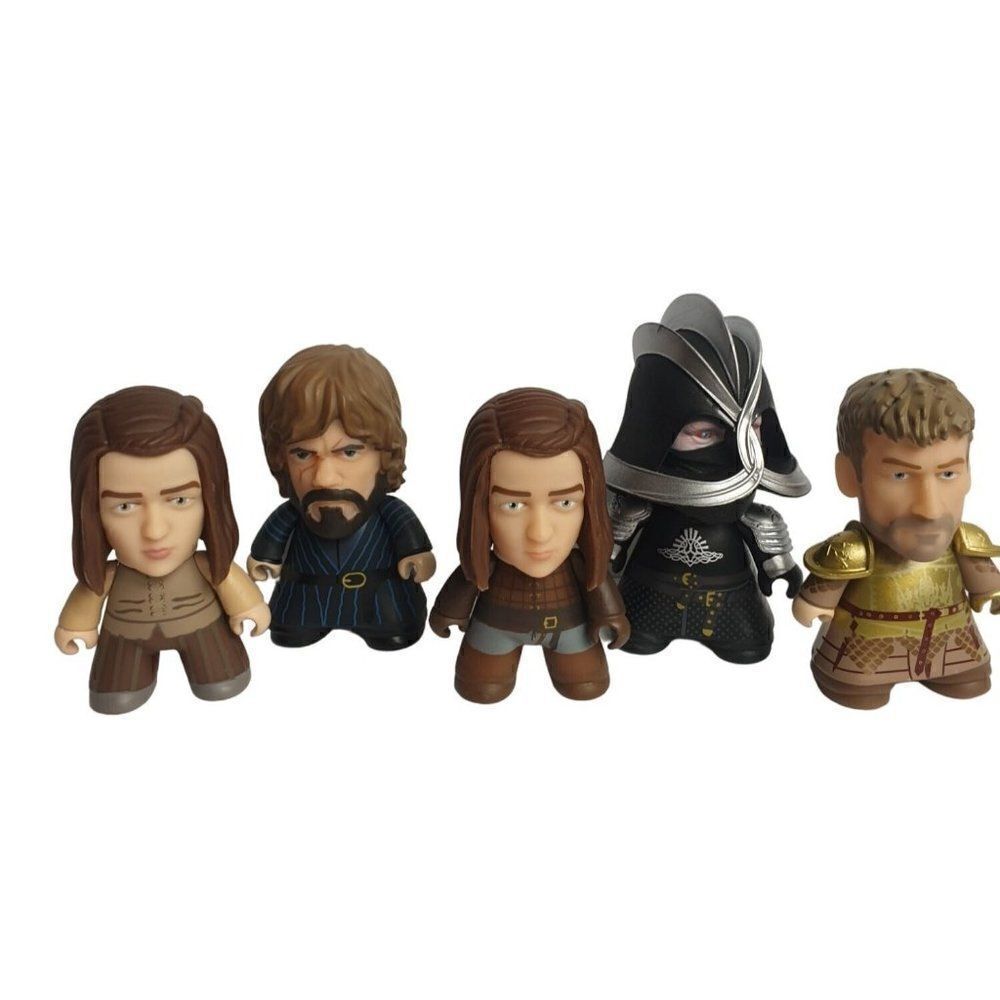 Game of Thrones Jamie Arya Tyrion and The Mountain 3" Vinyl Mini Figures NWOT
